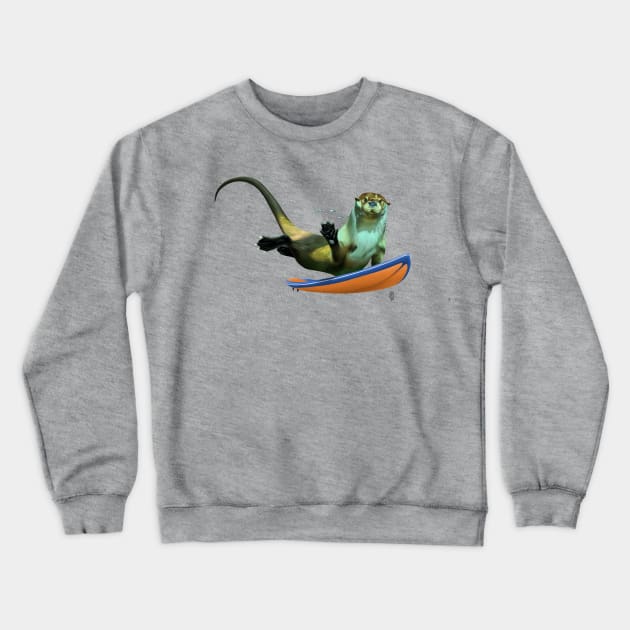 Otterly Crewneck Sweatshirt by RobArt